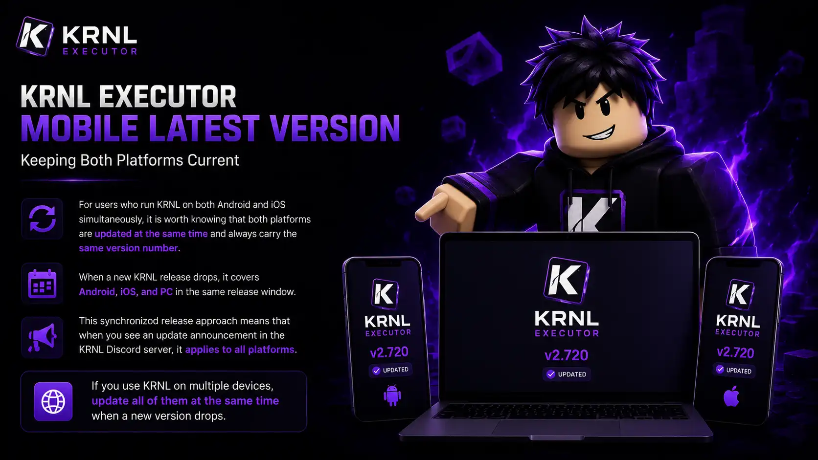 KRNL Executor Mobile Latest Version – Keeping Both Platforms Current