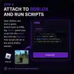 Step 5 – Attach to Roblox and Run Scripts